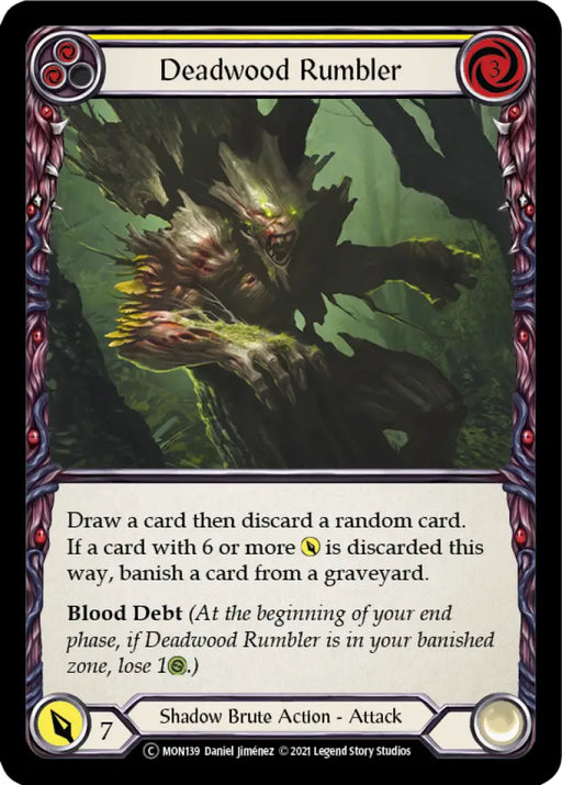 Deadwood Rumbler (Yellow) [Monarch Unlimited] Unlimited Normal - Flesh And Blood Single