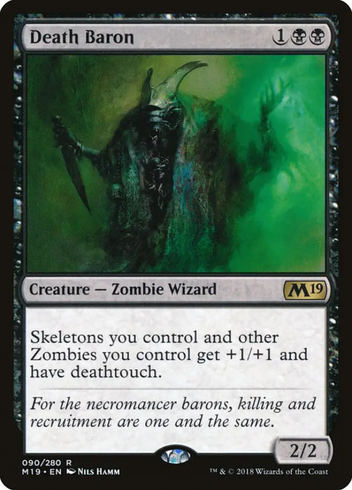 Death Baron [Core Set 2019] - MTG Single