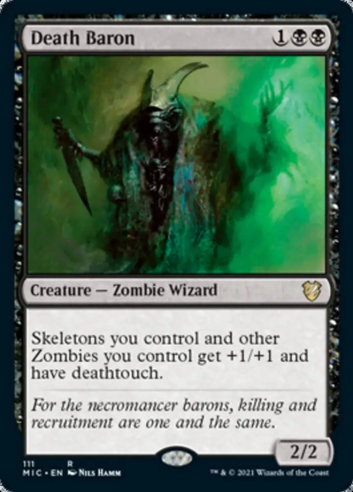 Death Baron [Innistrad: Midnight Hunt Commander] - MTG Single