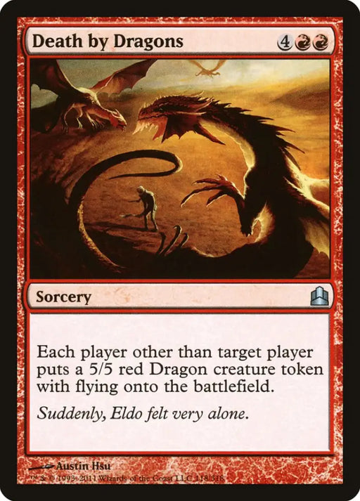 Death by Dragons [Commander 2011] - MTG Single