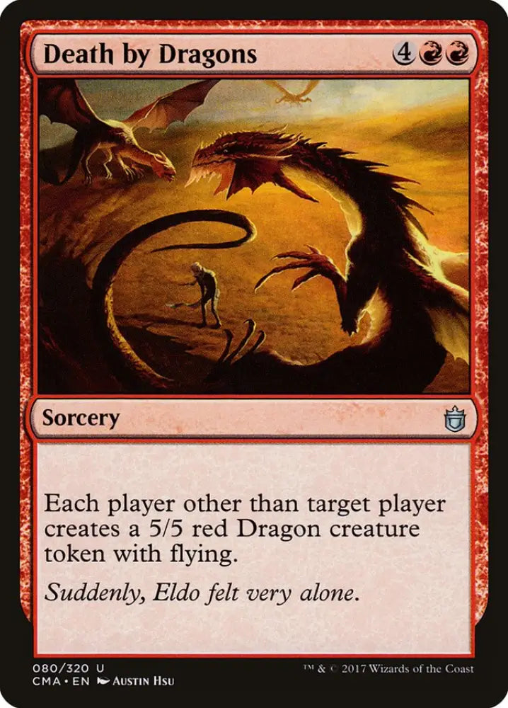 Death by Dragons [Commander Anthology] - MTG Single