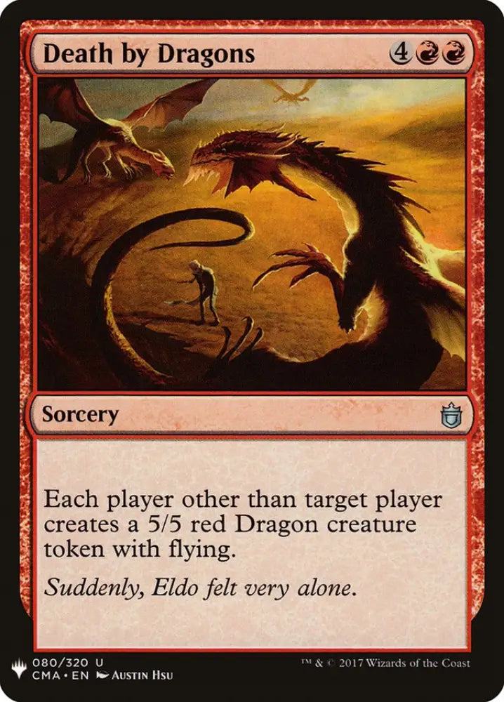 Death by Dragons [Mystery Booster] - MTG Single
