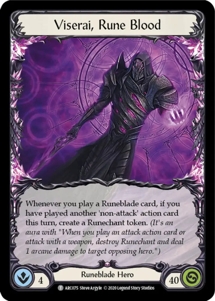 Death Dealer // Viserai Rune Blood [Arcane Rising Unlimited] Unlimited Normal - Flesh And Blood Single