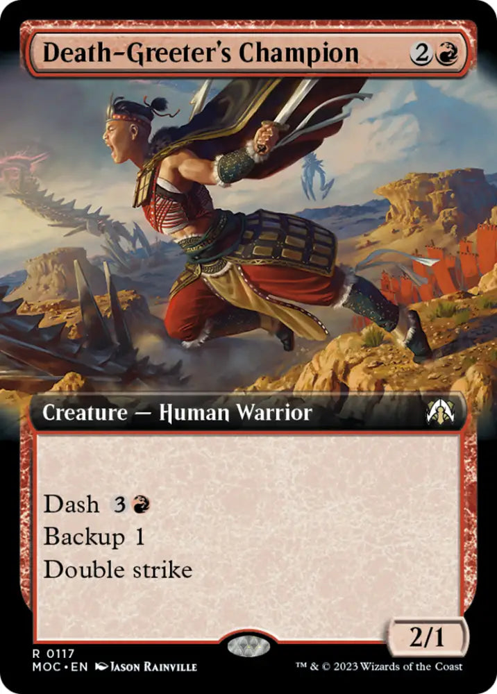 Death-Greeter’s Champion (Extended Art) [March of the Machine Commander] - MTG Single