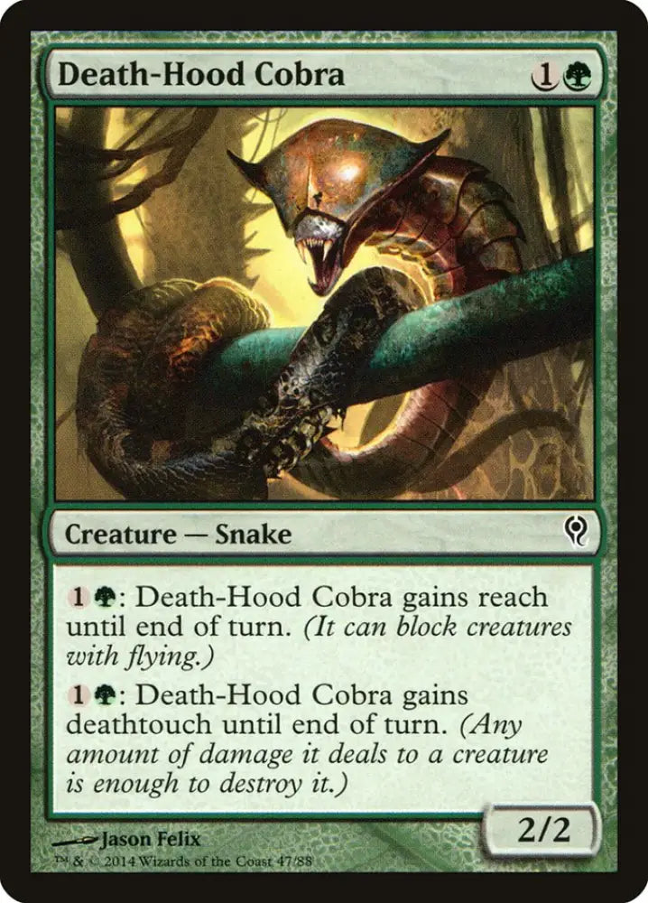Death-Hood Cobra [Duel Decks: Jace vs. Vraska] - MTG Single