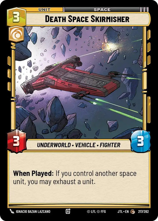 Death Space Skirmisher (217/257) [Jump to Lightspeed] - Star Wars: Unlimited Single