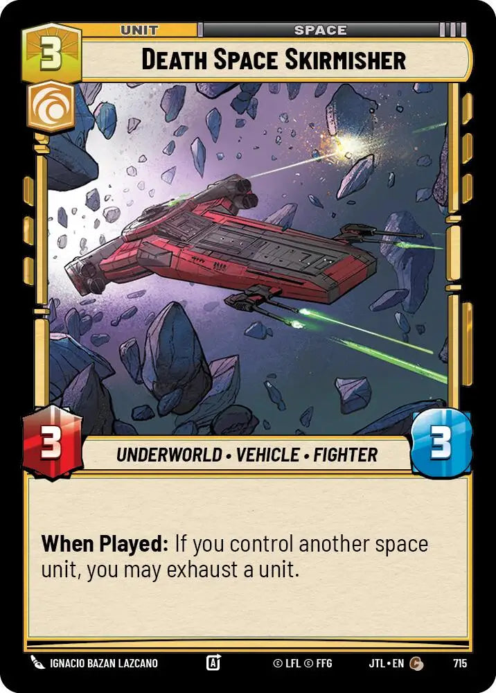 Death Space Skirmisher (Foil) (715) [Jump to Lightspeed] - Star Wars: Unlimited Single