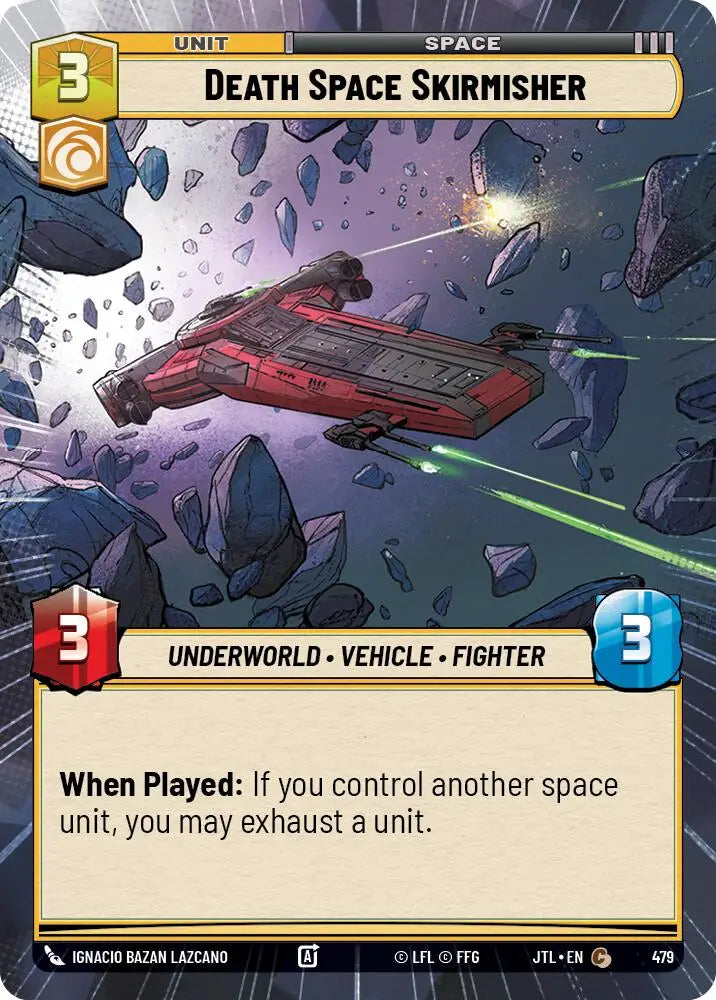 Death Space Skirmisher (Hyperspace) (479) [Jump to Lightspeed] - Star Wars: Unlimited Single