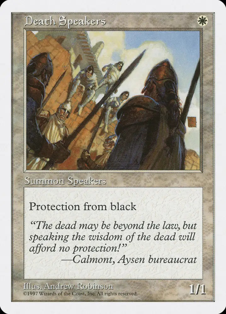 Death Speakers [Fifth Edition] - MTG Single