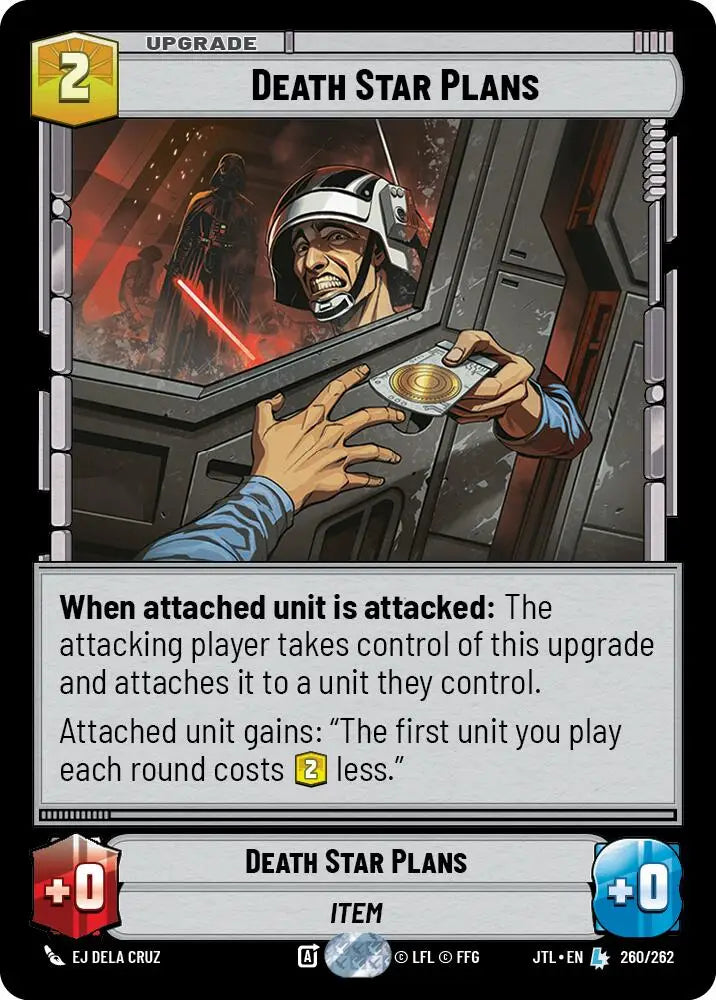 Death Star Plans (260/262) [Jump to Lightspeed] - Star Wars: Unlimited Single
