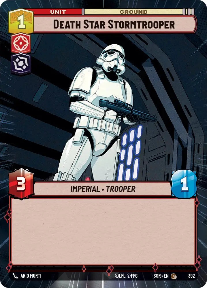 Death Star Stormtrooper (Hyperspace) (392) [Spark of Rebellion] - Star Wars: Unlimited Single