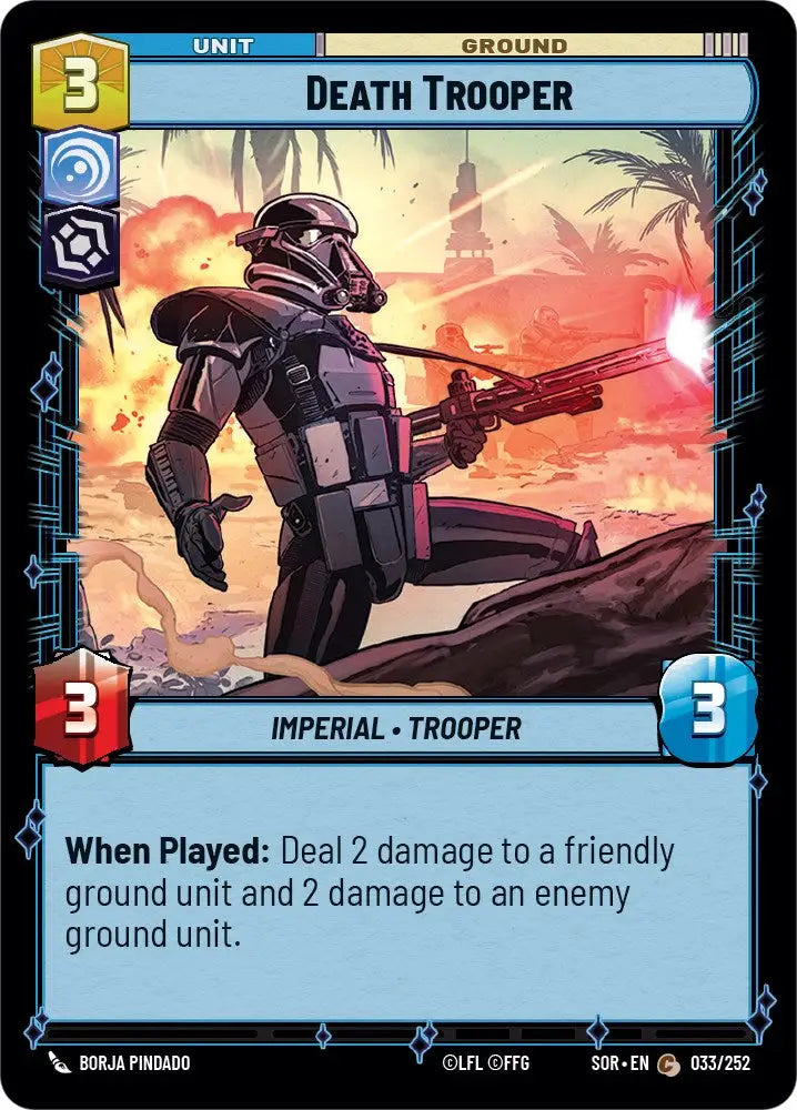 Death Trooper (033/252) [Spark of Rebellion] - Star Wars: Unlimited Single