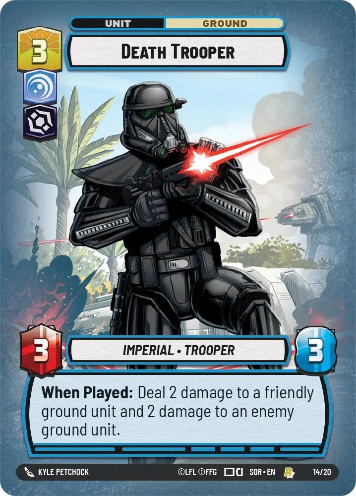 Death Trooper (14/20) [Spark of Rebellion: Weekly Play] - Star Wars: Unlimited Single