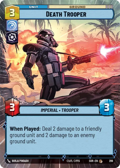 Death Trooper (Hyperspace) (299) [Spark of Rebellion] - Star Wars: Unlimited Single
