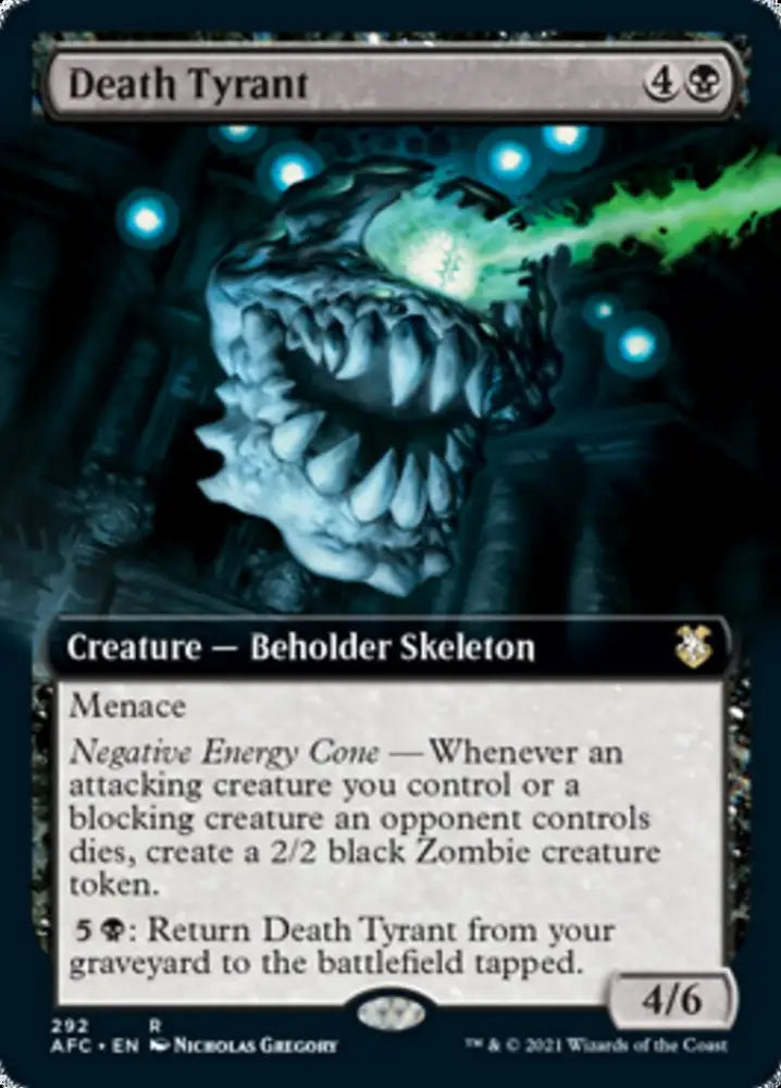 Death Tyrant (Extended Art) [Dungeons & Dragons: Adventures in the Forgotten Realms Commander] - MTG Single