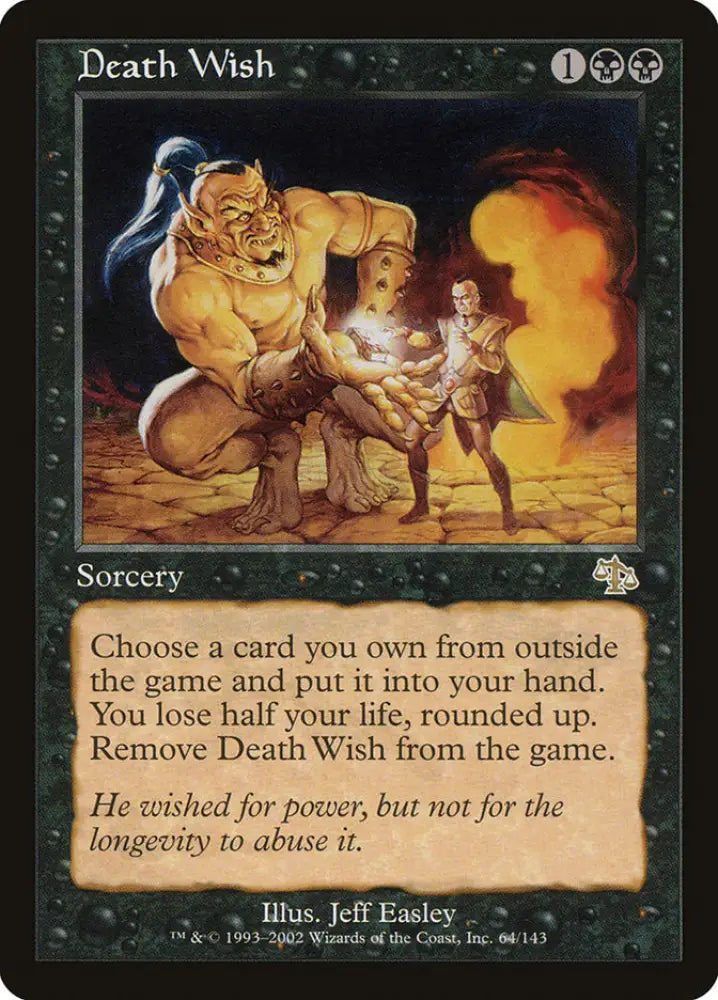 Death Wish [Judgment] - MTG Single