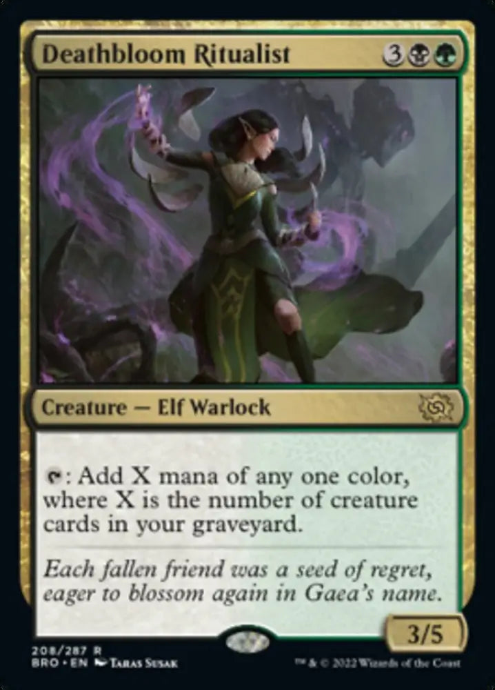 Deathbloom Ritualist [The Brothers’ War] - MTG Single