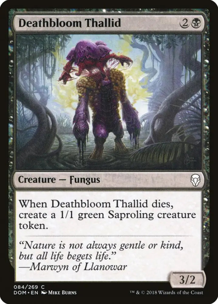 Deathbloom Thallid [Dominaria] - MTG Single