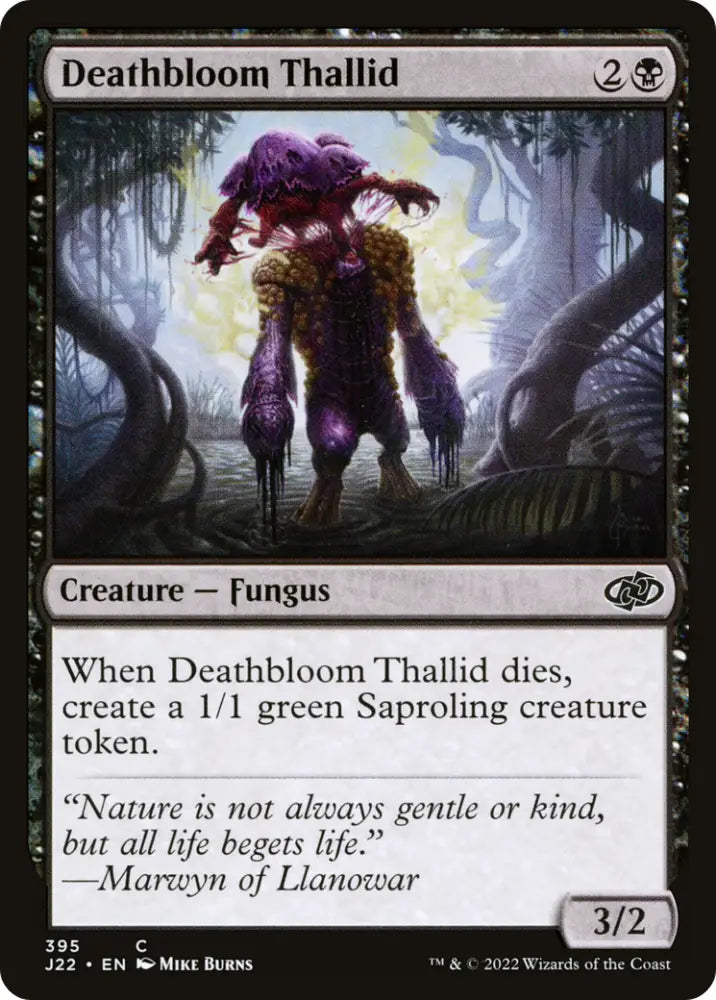 Deathbloom Thallid [Jumpstart 2022] - MTG Single