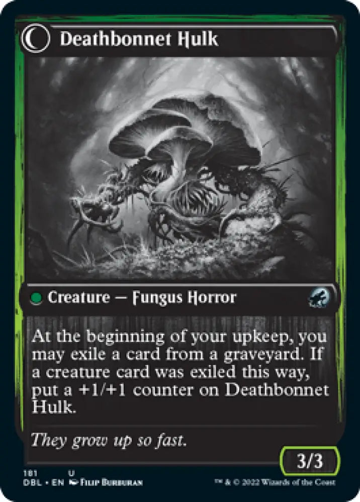 Deathbonnet Sprout // Deathbonnet Hulk [Innistrad: Double Feature] - MTG Single