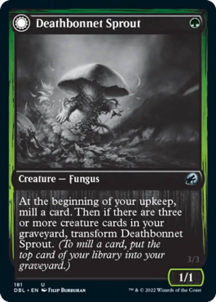 Deathbonnet Sprout // Deathbonnet Hulk [Innistrad: Double Feature] - MTG Single