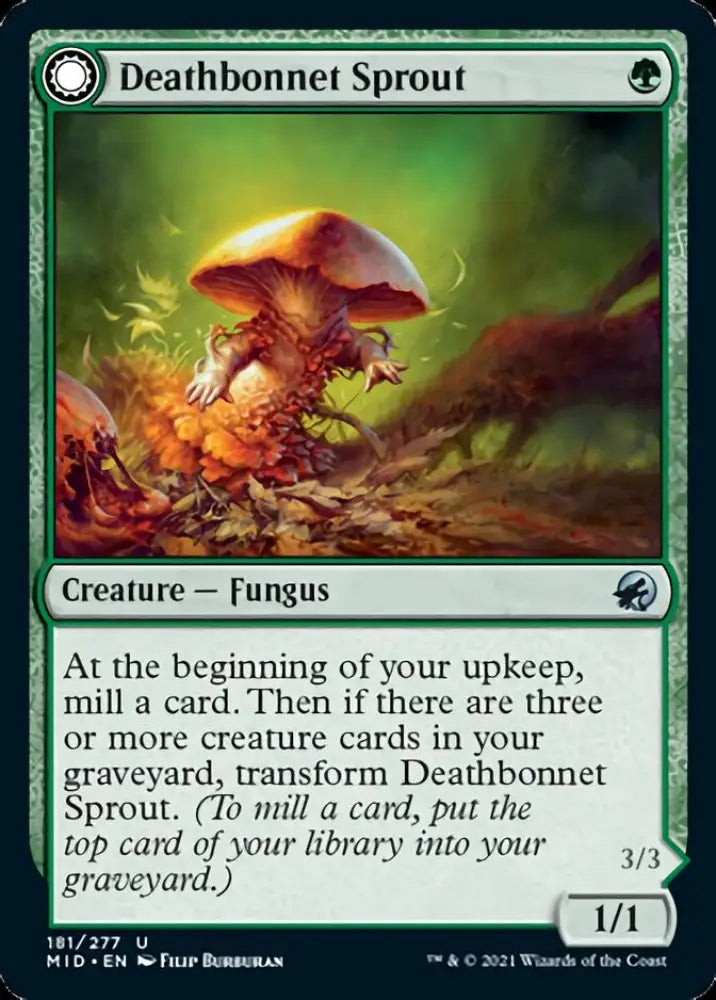 Deathbonnet Sprout // Deathbonnet Hulk [Innistrad: Midnight Hunt] - MTG Single