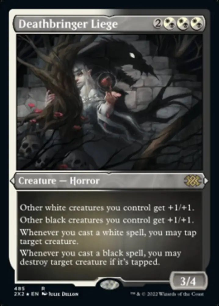 Deathbringer Liege (Foil Etched) [Double Masters 2022] - MTG Single