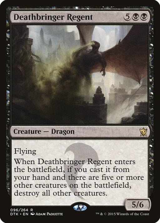 Deathbringer Regent [Dragons of Tarkir] - MTG Single