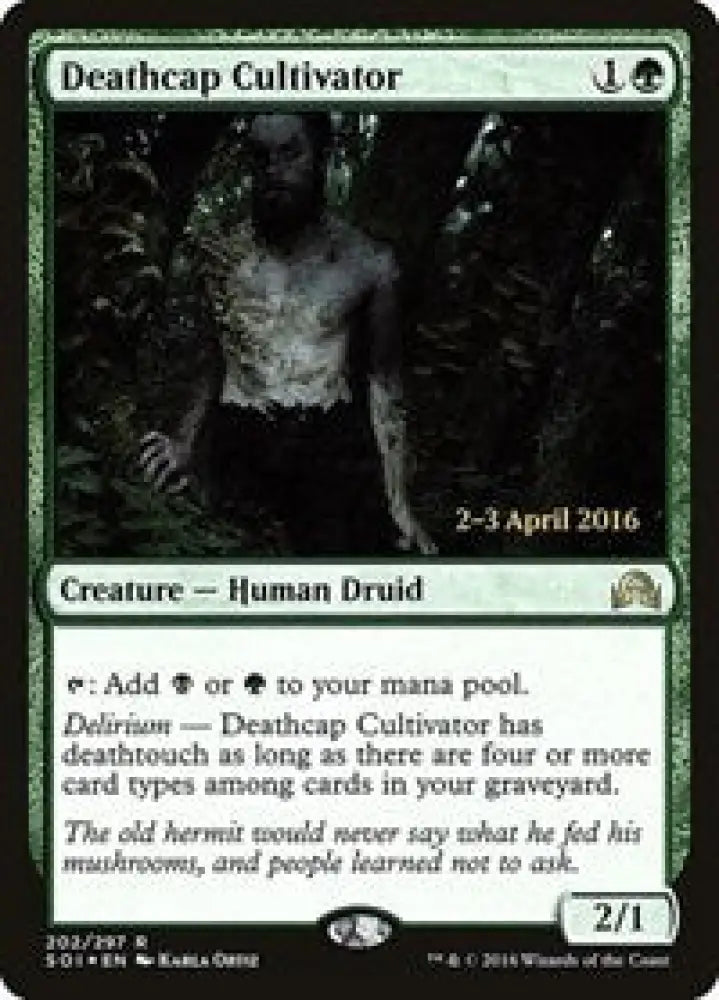 Deathcap Cultivator (202) [Prerelease Cards]