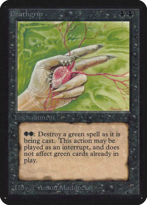 Deathgrip [Alpha Edition] - MTG Single