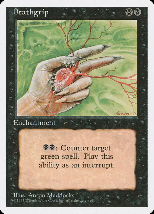 Deathgrip [Fourth Edition] - MTG Single