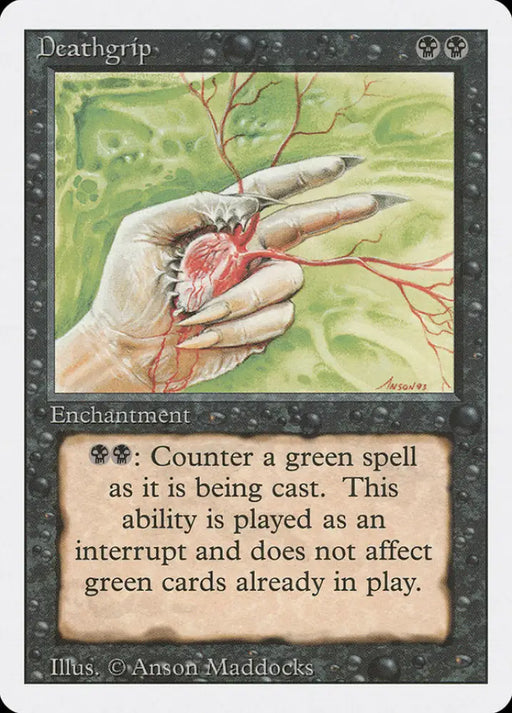 Deathgrip [Revised Edition] - MTG Single