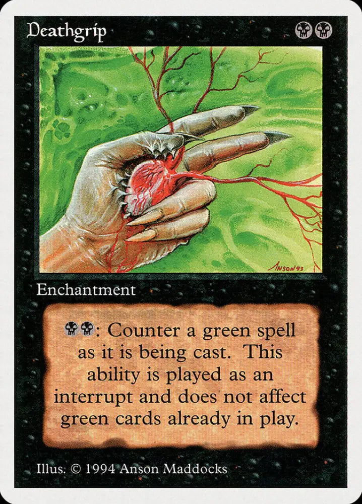 Deathgrip [Summer Magic / Edgar] - MTG Single