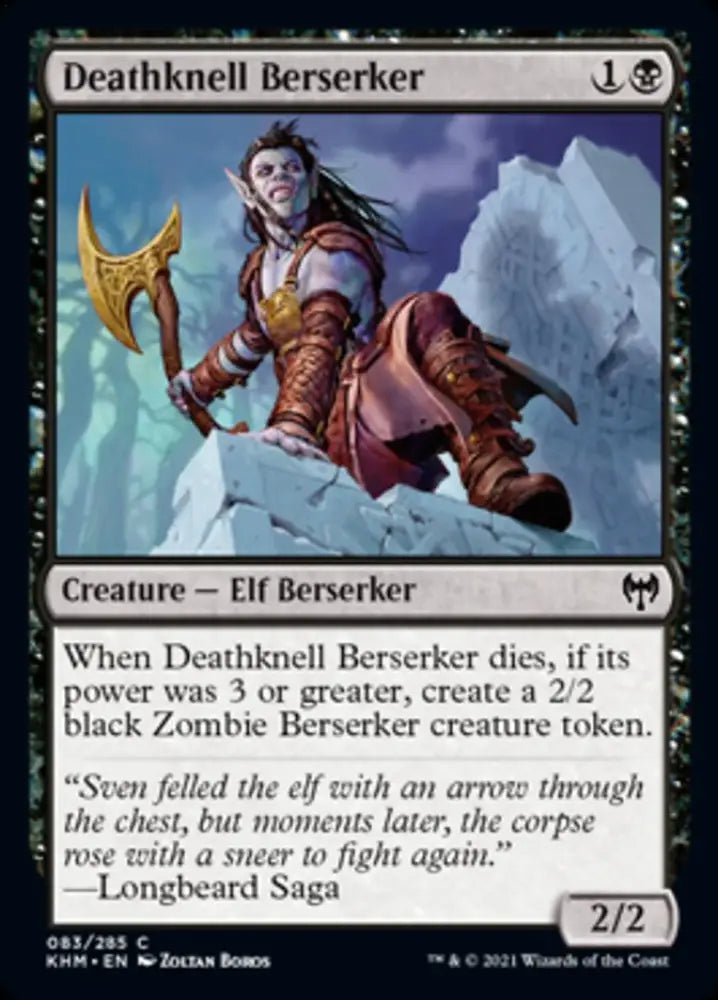 Deathknell Berserker [Kaldheim] - MTG Single