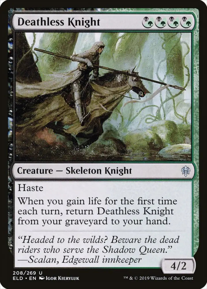 Deathless Knight [Throne of Eldraine] - MTG Single