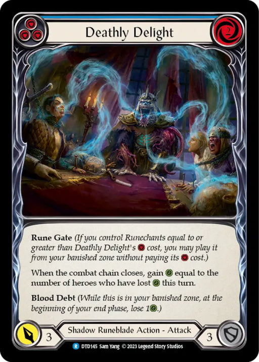 Deathly Delight (Blue) [Dusk Till Dawn] - Flesh And Blood Single