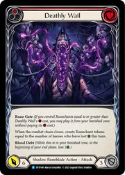 Deathly Wail (Red) [Dusk Till Dawn] Rainbow Foil - Flesh And Blood Single