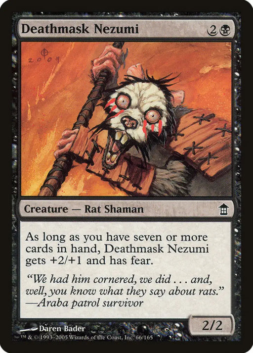 Deathmask Nezumi [Saviors of Kamigawa] - MTG Single