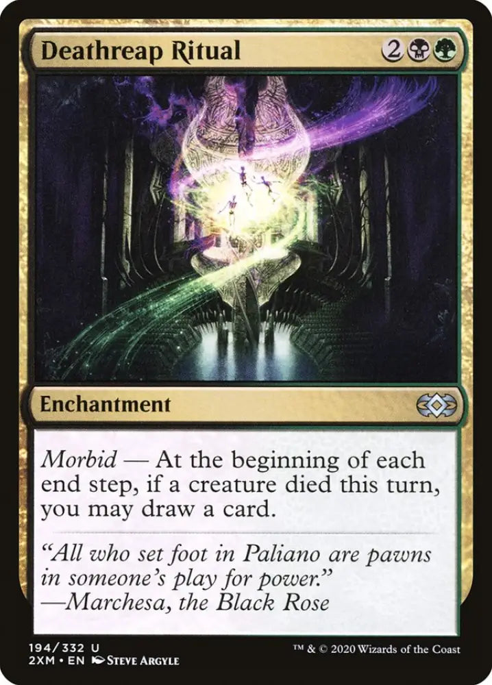 Deathreap Ritual [Double Masters] - MTG Single