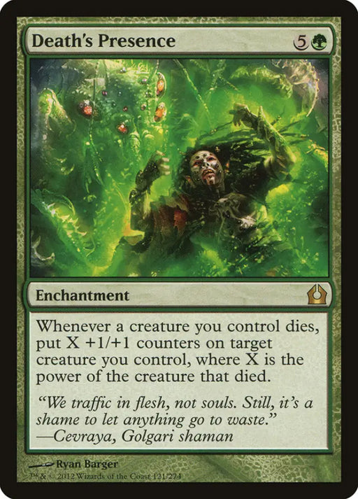 Death’s Presence [Return to Ravnica] - MTG Single