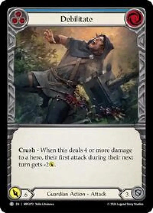 Debilitate (Blue) (MPG072) [Mastery Pack Guardian]
