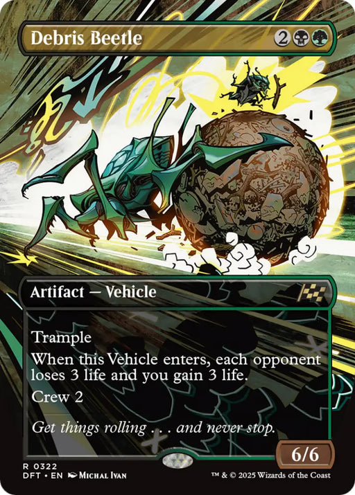 Debris Beetle (Borderless) [Aetherdrift] - MTG Single