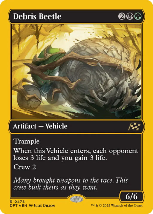 Debris Beetle (First-Place Foil) [Aetherdrift] - MTG Single
