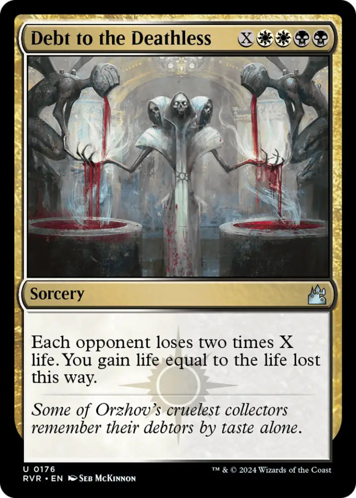 Debt to the Deathless [Ravnica Remastered] - MTG Single