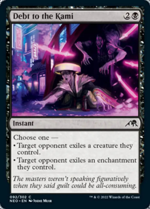 Debt to the Kami [Kamigawa: Neon Dynasty] - MTG Single