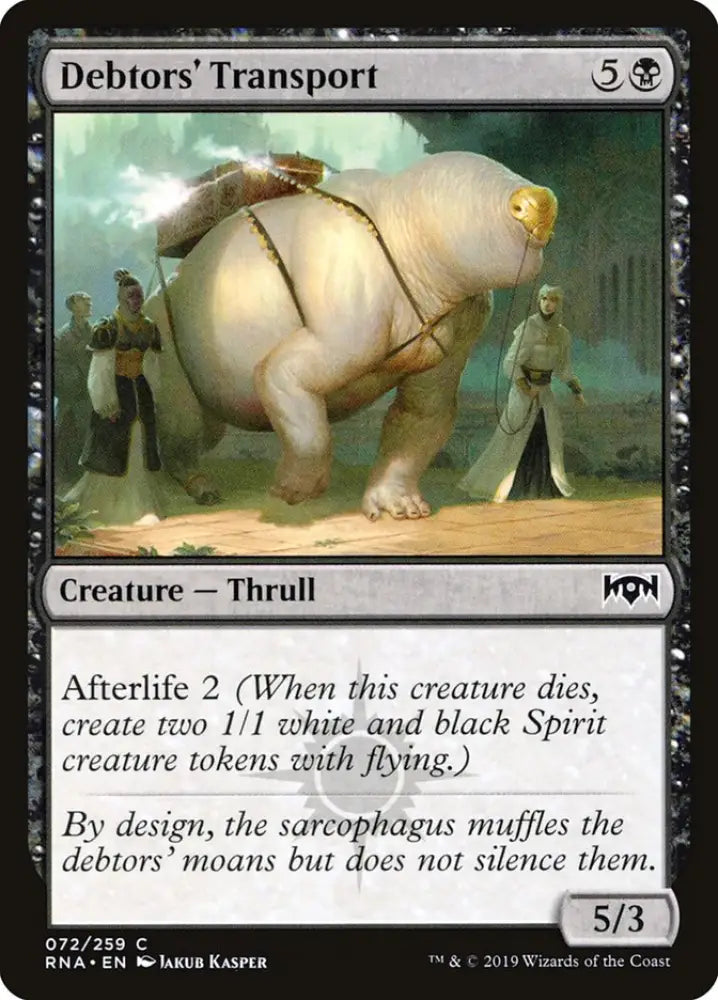 Debtors’ Transport [Ravnica Allegiance] - MTG Single