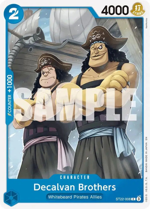 Decalvan Brothers (ST22-008) [Starter Deck 22: Ace & Newgate]