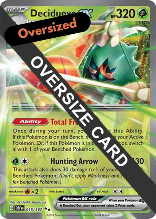 Decidueye ex (015/197) (Jumbo Card) [Miscellaneous Cards] - Pokemon Single
