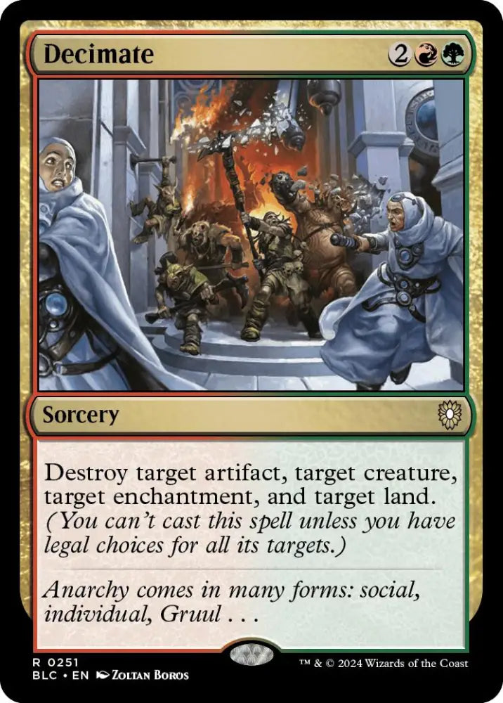 Decimate [Bloomburrow Commander] - MTG Single