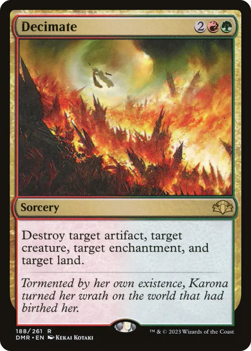 Decimate [Dominaria Remastered] - MTG Single